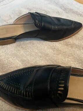 Black Mules Size 8
